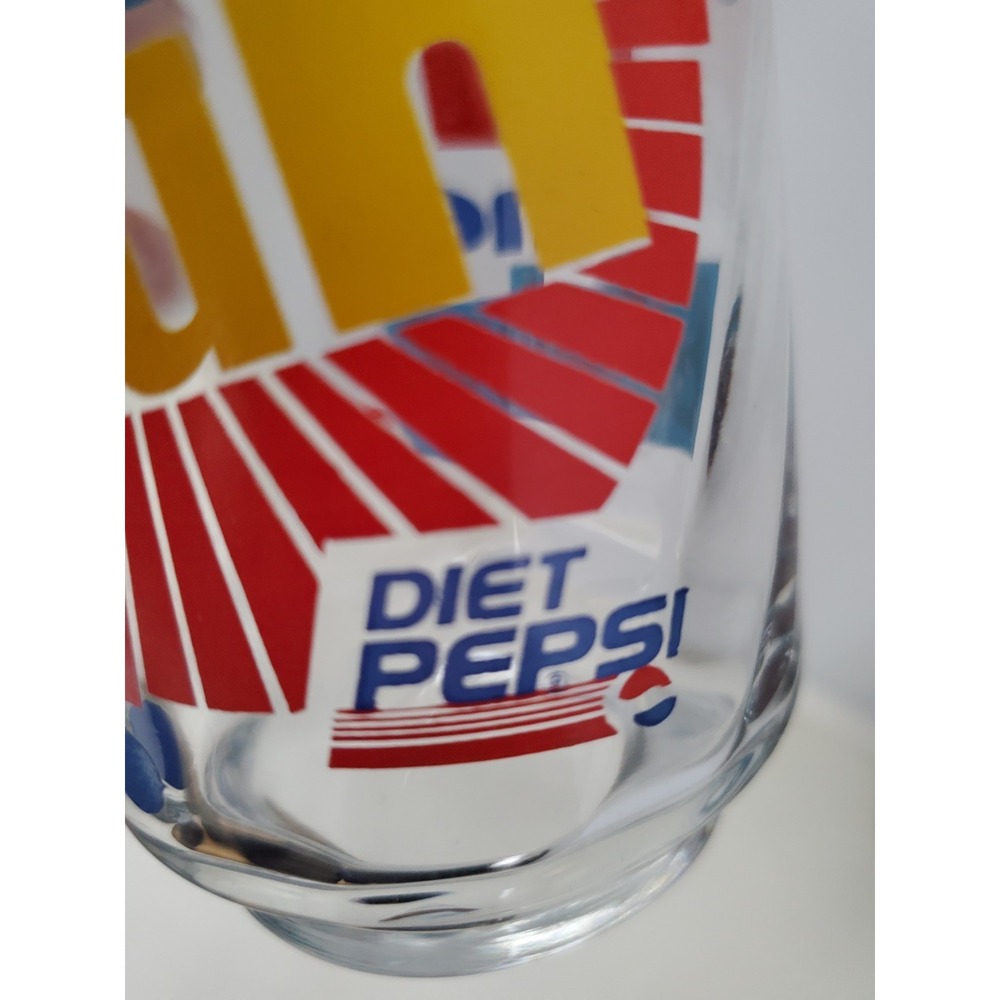 Vintage Diet Pepsi "Uh Huh You Got the Right One Baby" Glass‎  Ray Charles - Picture 5 of 5